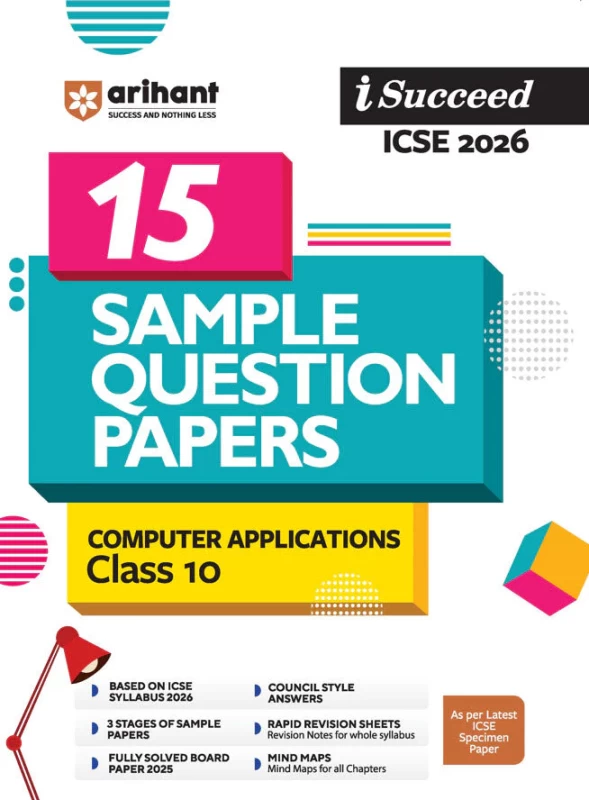 ICSE 2026 Computer Applications Class 10 – i-Succeed 15 Sample Papers & Solved Board Paper
