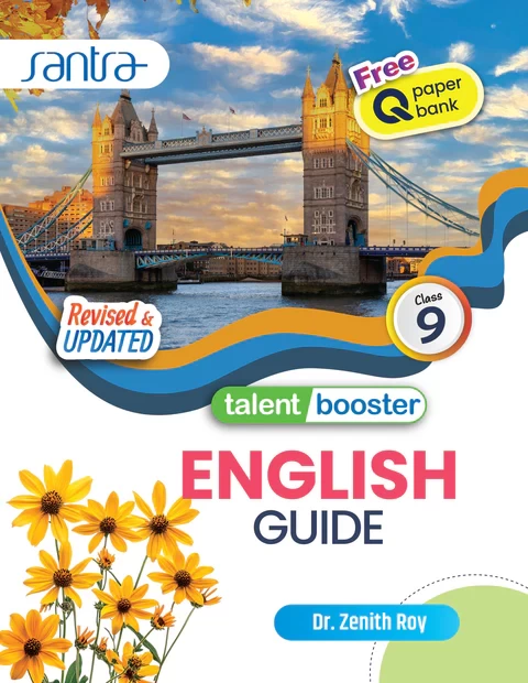 Talent Booster English Guide for Class 9 – By Dr. Zenith Roy | Santra Publication