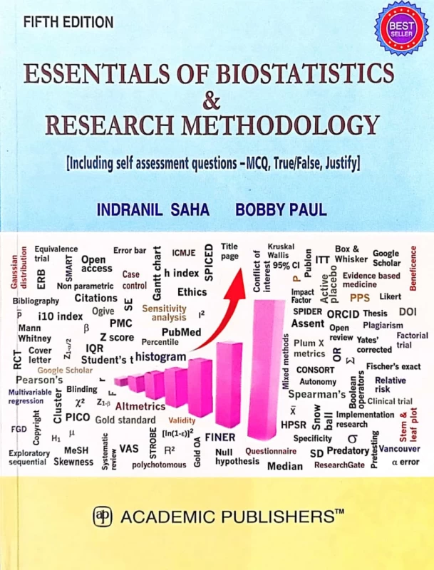 Essentials of Biostatistics and Research Methodology by Indranil Saha & Bobby Paul (5th Edition) – Academic Publishers